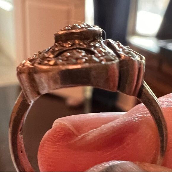 Vintage Sterling Silver Marcasite ring. Size 6.5 - Picture 4 of 7
